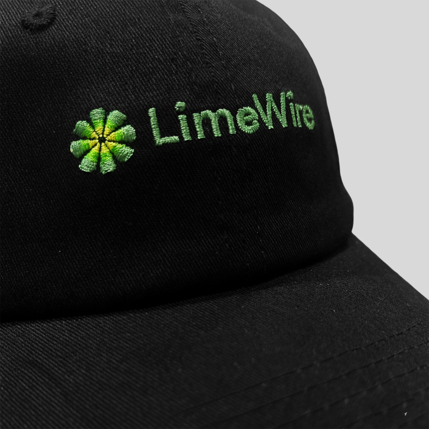 Black LimeWire Dad Cap
