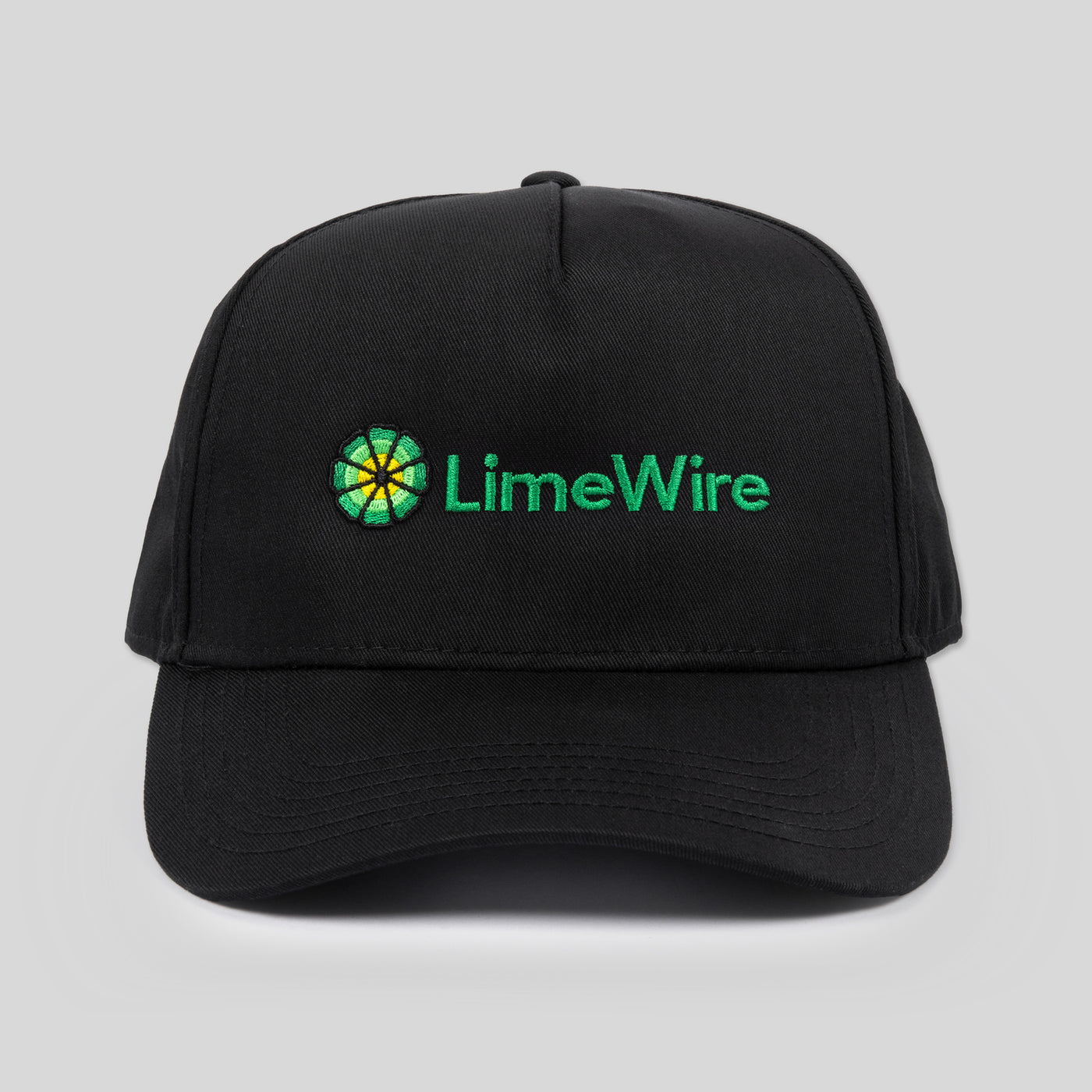 Black LimeWire Snapback Cap