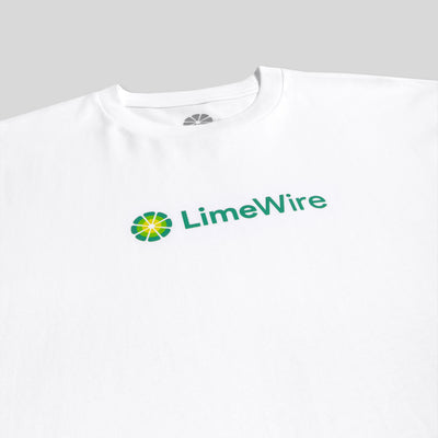 LimeWire White T-Shirt